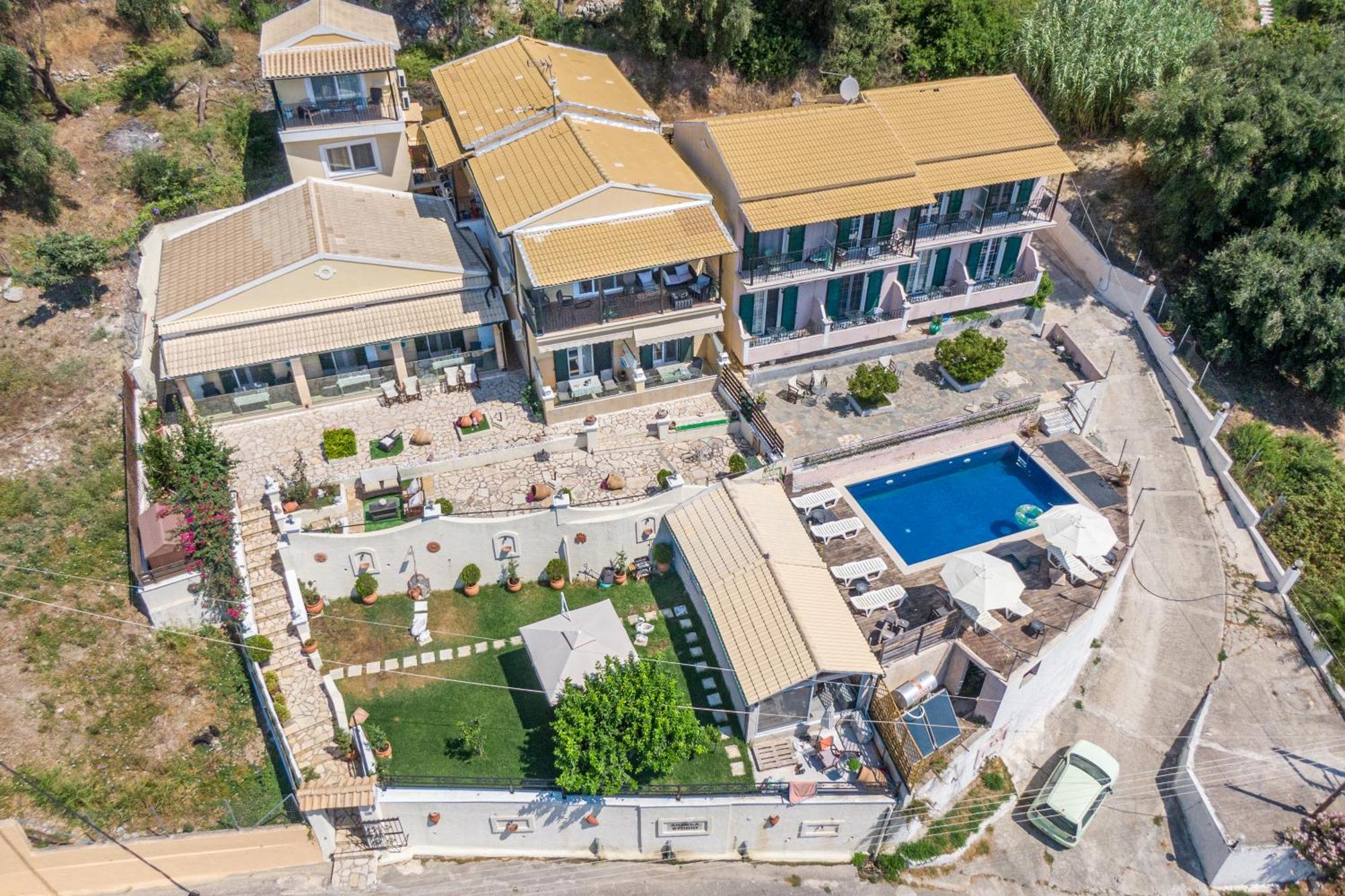 Willa Angela Panorama Paleokastritsa Zewnętrze zdjęcie